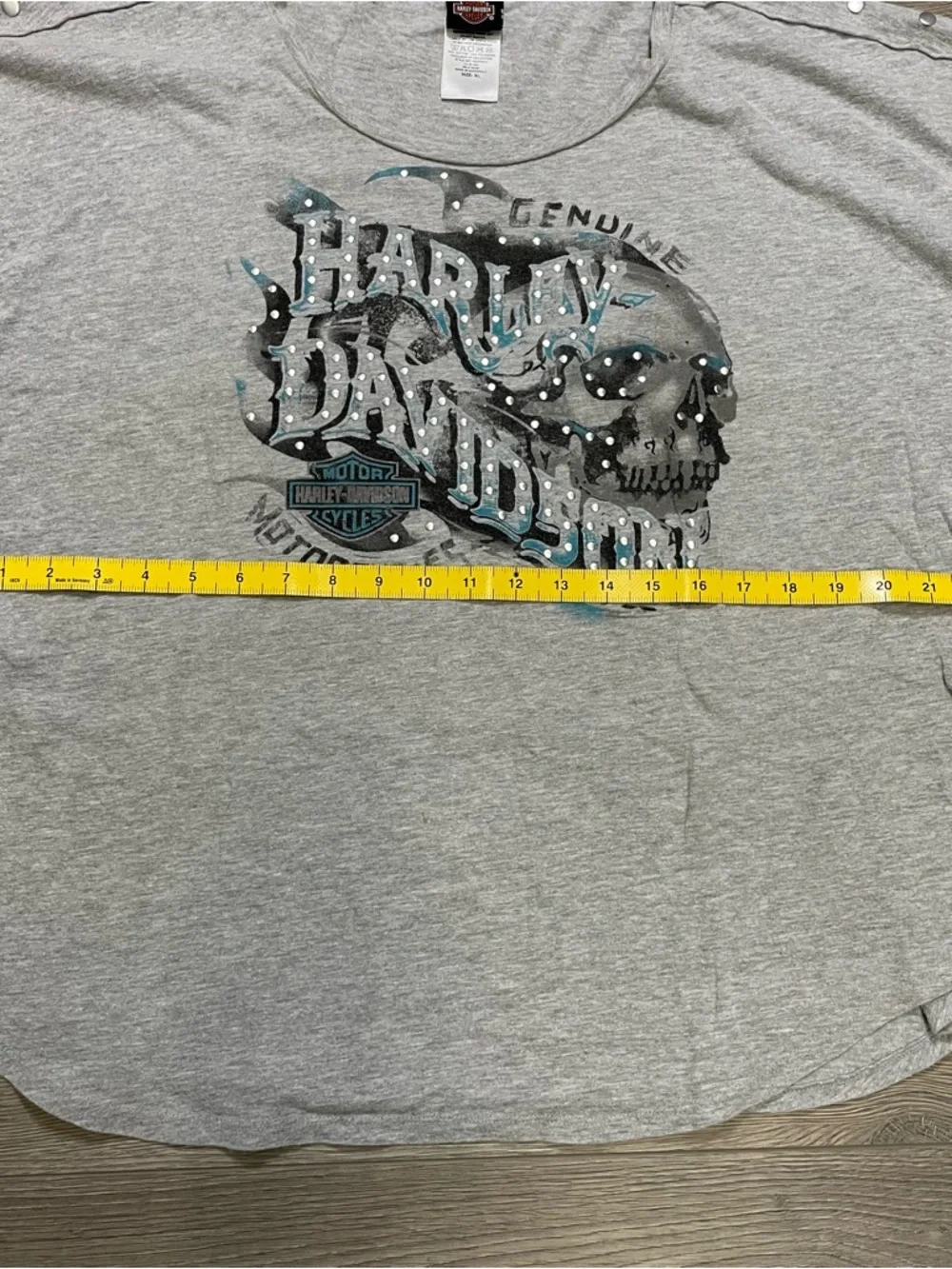 Harley-Davidson Bling Skull Tee XL Vision Harley-Davidson Repentigny QC - Picture 9 of 9